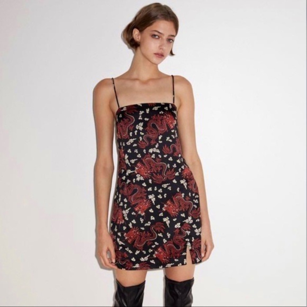 NEW w/o tags. ZARA. Mini slip dress. Size small.